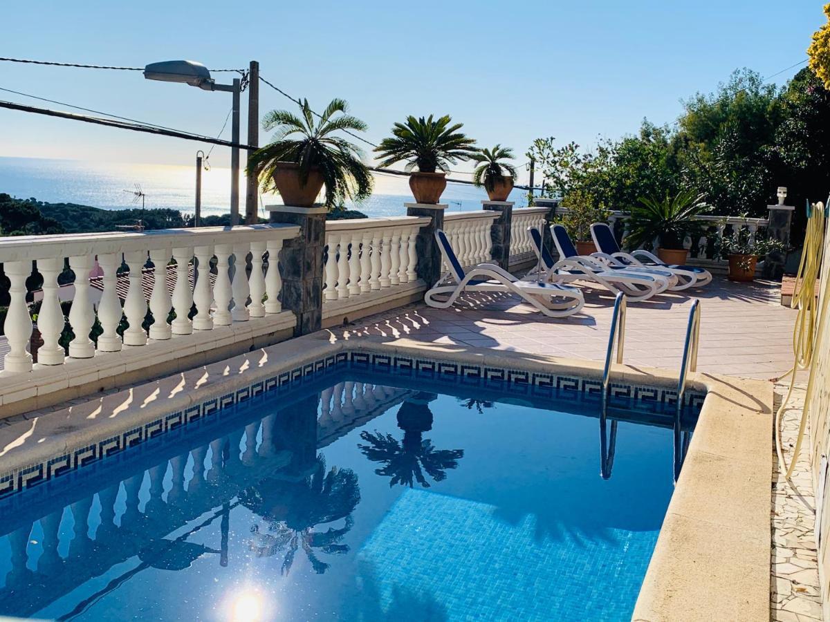 Mediterranean Villa Investingspain Sea View And Pool Льорет-де-Мар Экстерьер фото